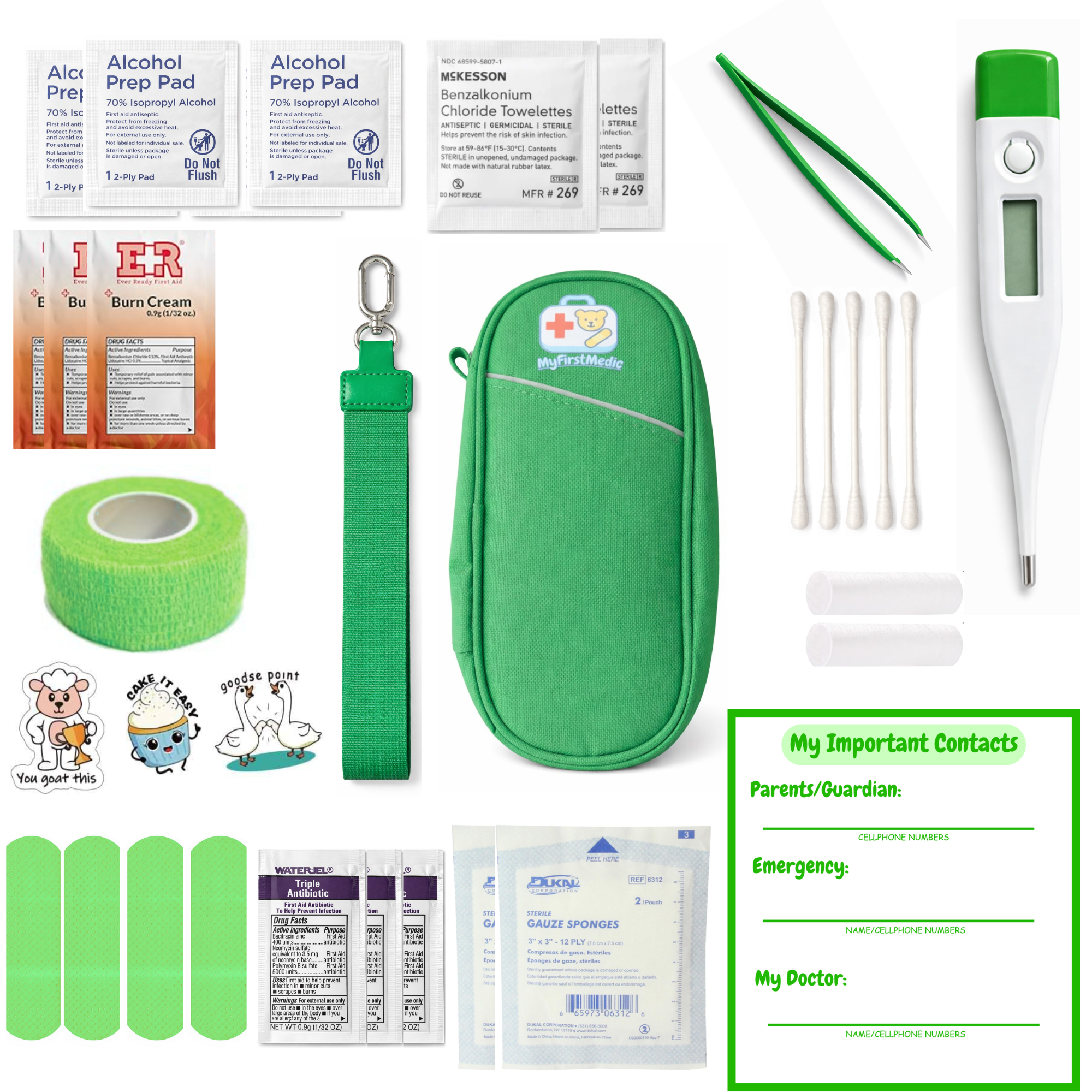 Green MyFirstMedic Kit