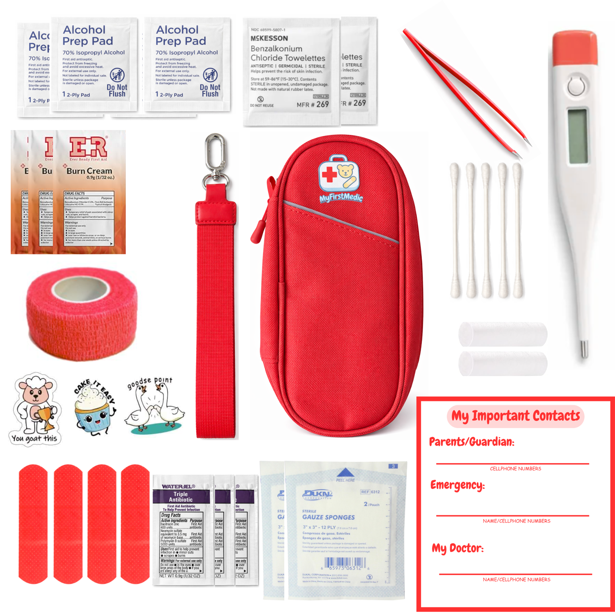 Red MyFirstMedic Kit